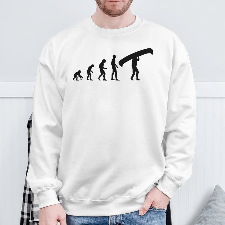 Canoe Evolution Canoeing Shirt T-Shirt Sweatshirt Gifts for Old Men
