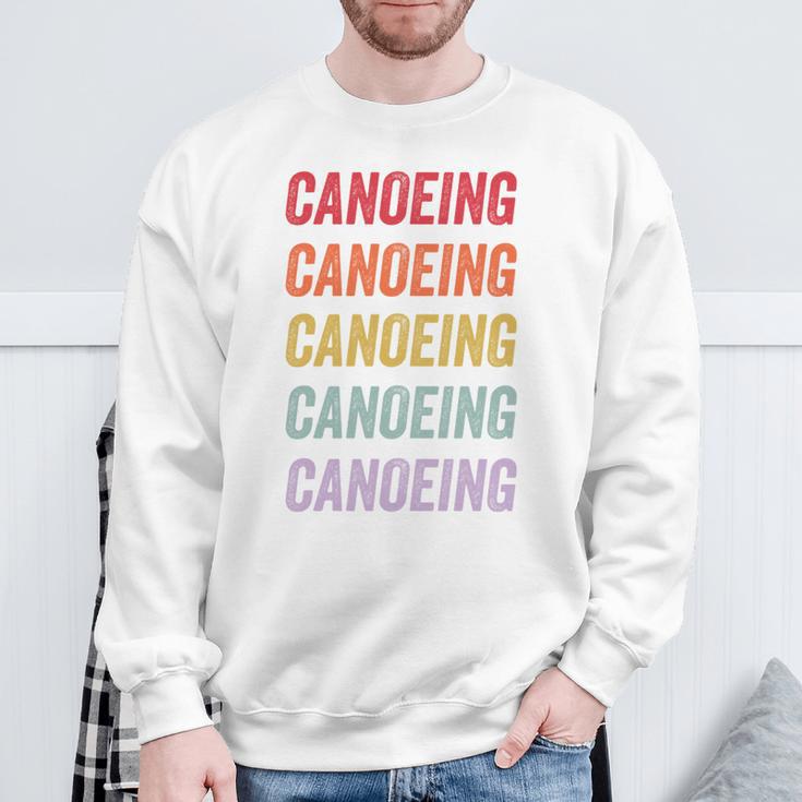 Canoeing Sweatshirt Sweatshirt Gifts for Old Men