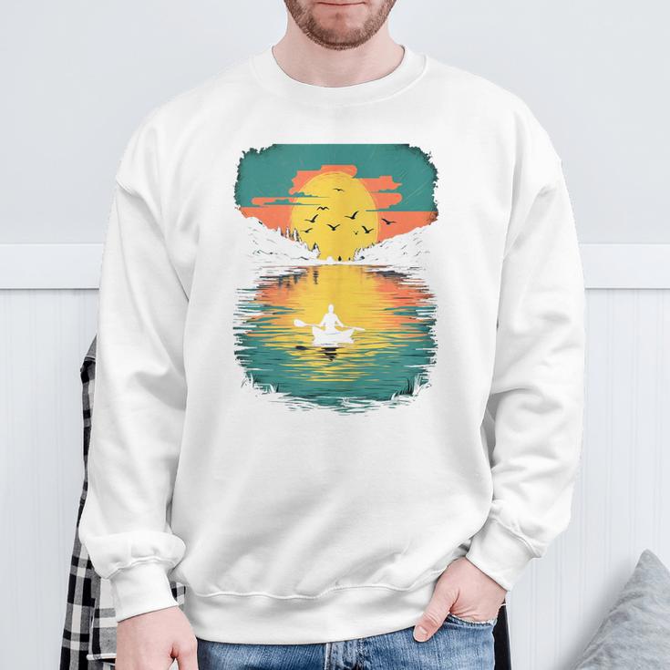 Kayak Kayak Canoe Lake Kayak Canoeing Sleeveless Sweatshirt Gifts for Old Men