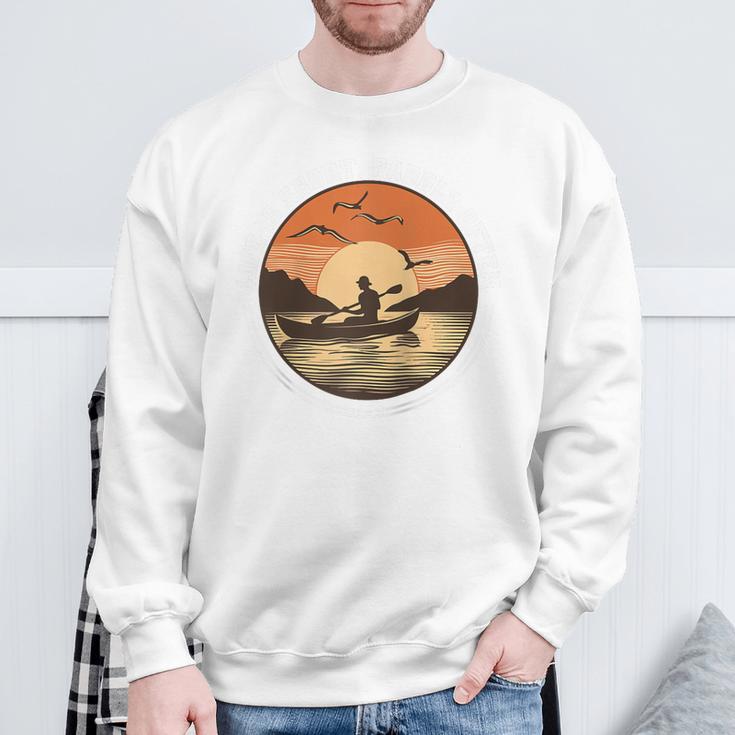 Kayak Kayaker Canoes-Boating Paddle-Life Canadier-Canoe Raglan Baseball Tee Sweatshirt Gifts for Old Men