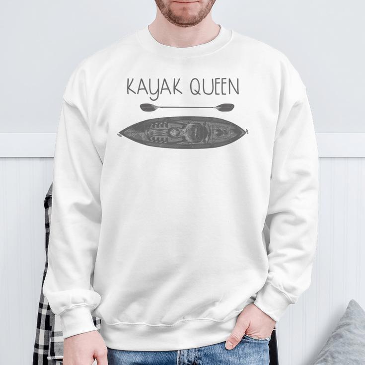 Kayak Queen Fun Kayak And Canoe Paddler Sweatshirt Gifts for Old Men Kayak Queen Fun Kayak And Canoe Paddler Sweatshirt Gifts for Old Men
