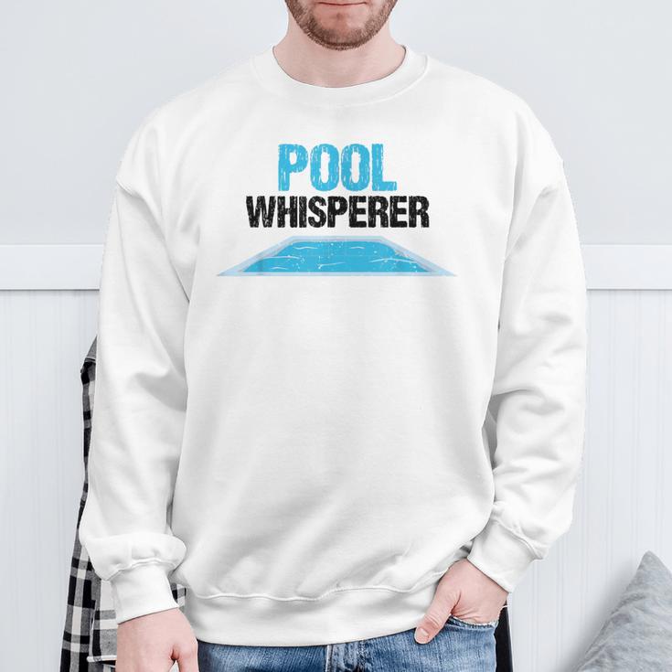Pool Guy For Swimming Pool Boy And Pool Cleaner Sweatshirt Gifts for Old Men