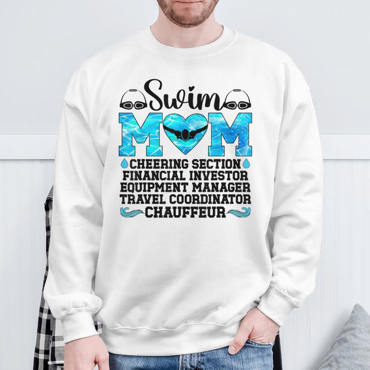 Swim Mom Definition Swimming Mother Of A Swimmer Mom Sweatshirt Gifts for Old Men