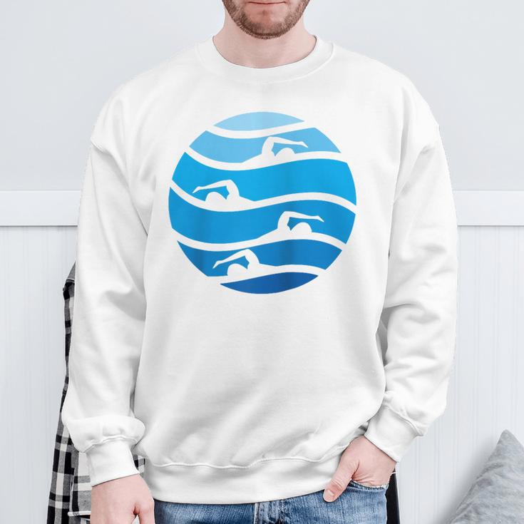 Swimming Freestyle Raglan Baseball Tee Sweatshirt Gifts for Old Men Swimming Freestyle Raglan Baseball Tee Sweatshirt Gifts for Old Men