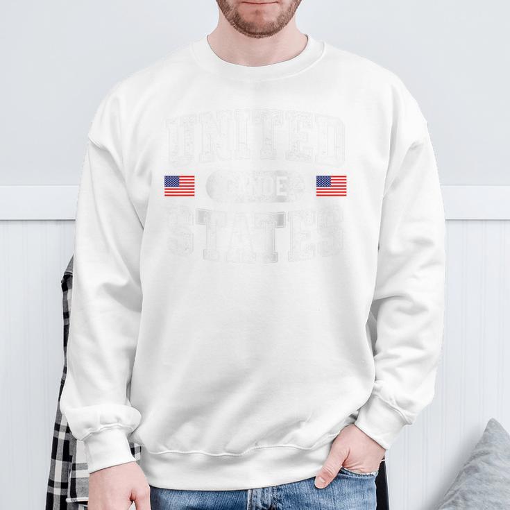 United States Canoe Canoeing Raglan Baseball Tee Sweatshirt Gifts for Old Men