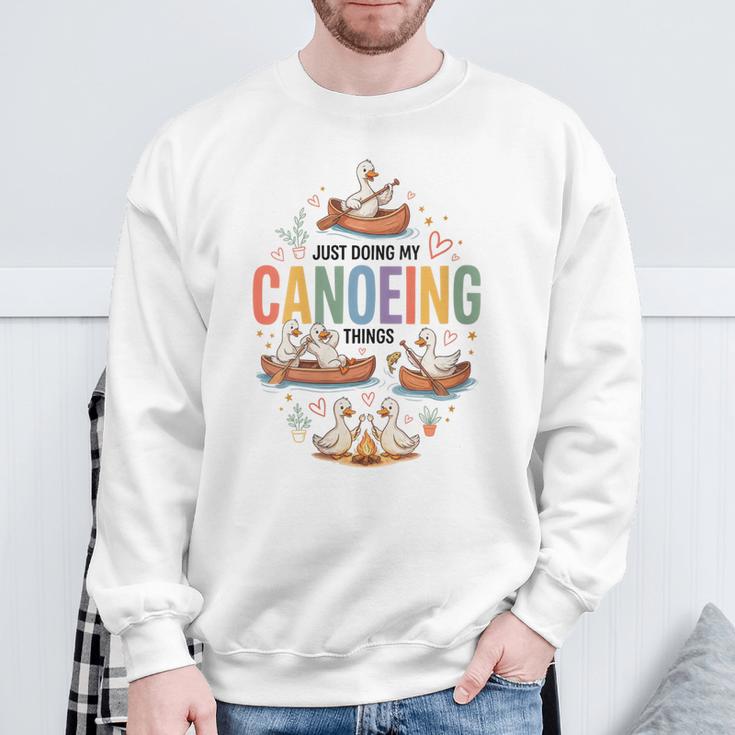 Women's Canoeing Canoe Paddle Water Flatwater Recreational Sweatshirt Gifts for Old Men