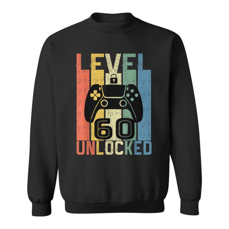 60 Ans Anniversaire Jeuidéo Level 60 Unlocked Sweater e