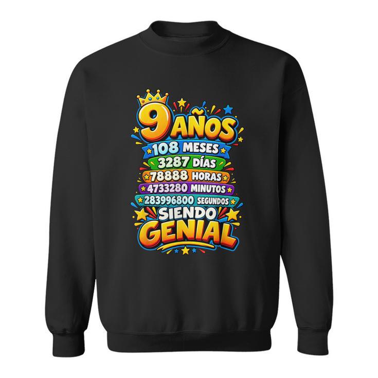 9 Años 108 Mesesiendo Genial Cumpleaños Camisa de entrenamiento