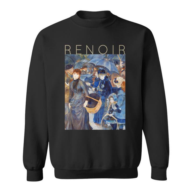Auguste Renoir Los Paraguas Otoño Camisa de entrenamiento