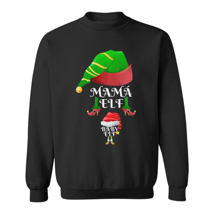 Baby & Mamá Elf Anunciar Embarazo Navidad Embarazadas Ropa Camisa de entrenamiento