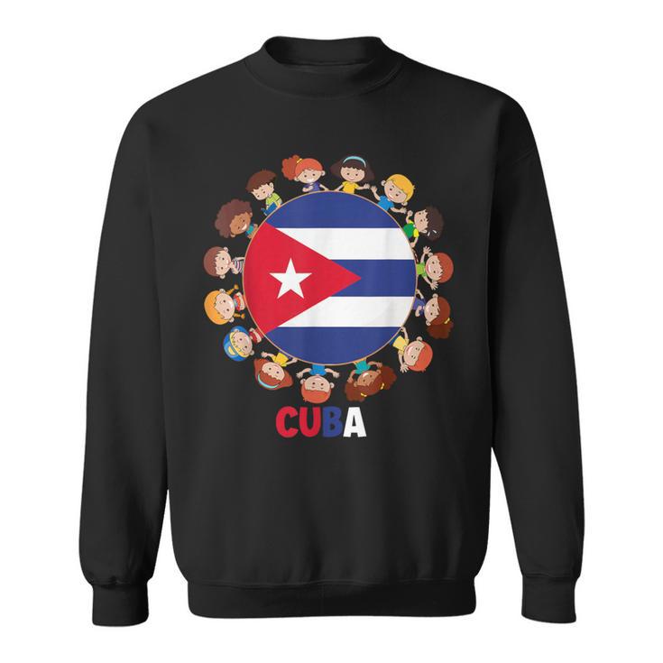 Bandera Cubana Mes De La Herencia Hispana Cuba Niños Niños Niñas Camisa de entrenamiento