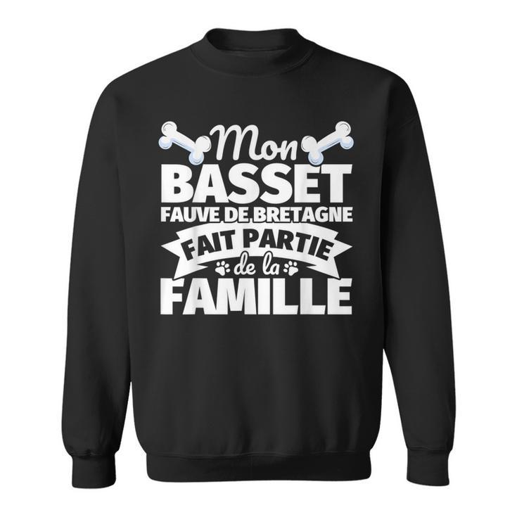 Basset Fauve De Bretagne Drôle Partie De La Famille Sweater e
