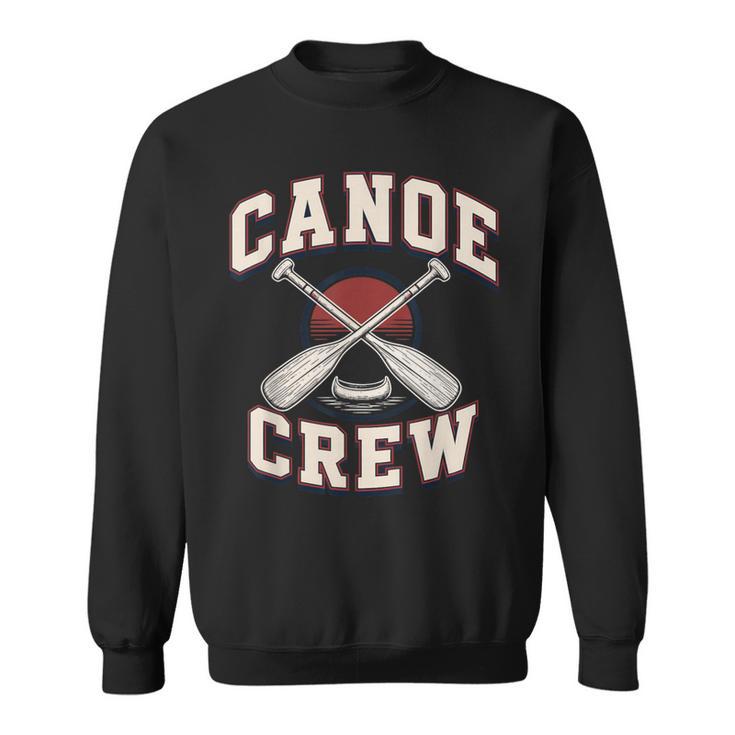 Canoe Crew Paddling Team Retro Graphic Sweatshirt