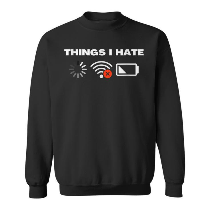 Ce Que Je Déteste Gamer Programmer Geek Fun Sweater e
