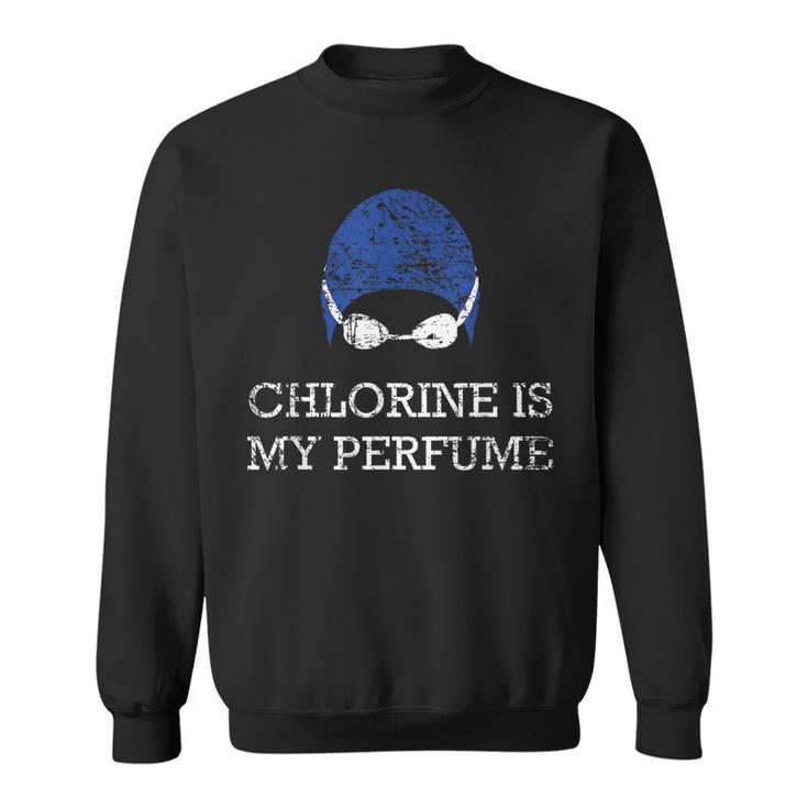Chlorine Is My Perfume Shirt Swim Swimming Sweatshirt, trending gift
