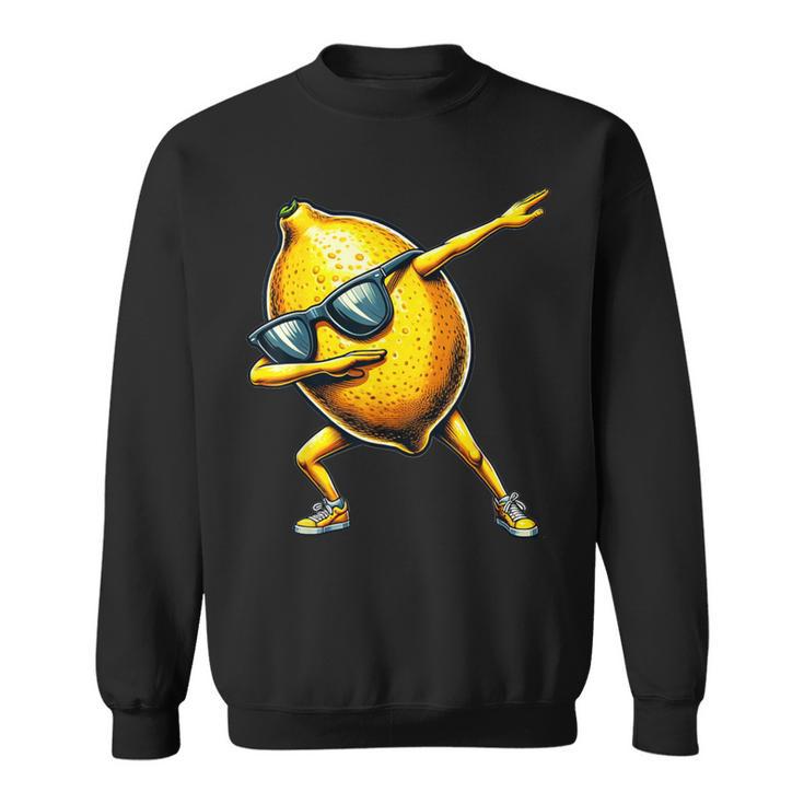 Citron Amusant Avec Un Motif Sweater e
