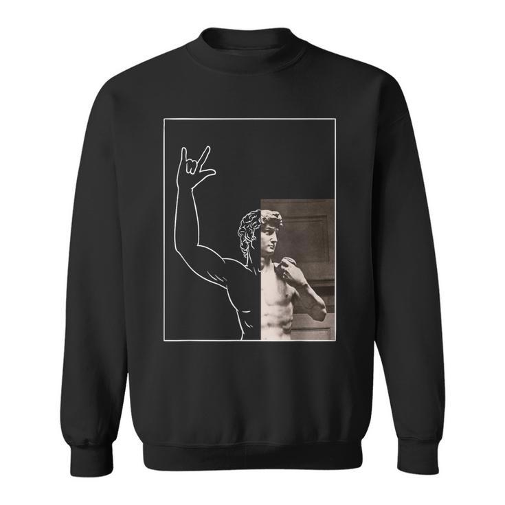 David Estatua Miguel Ángel Arte Artsy Arte Clásico Historia Camisa de entrenamiento