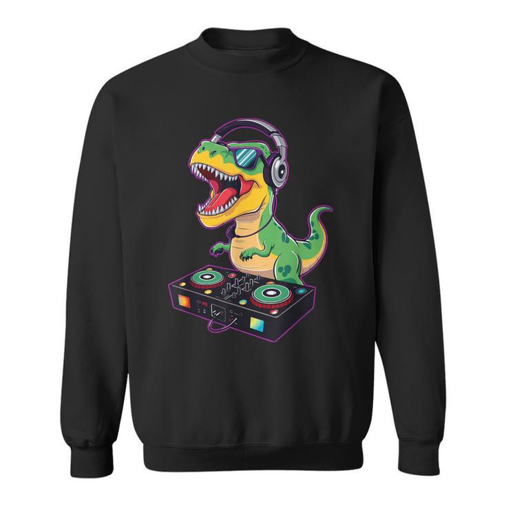 Dinosaure Cool Dj T-Rex Sweater e