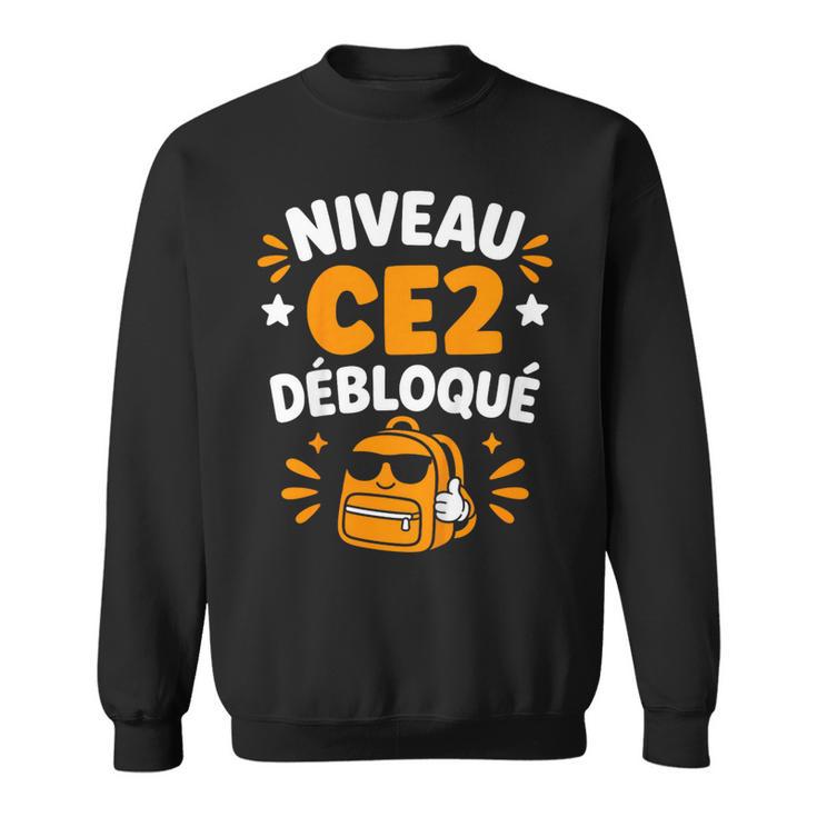 Enfant Humour École Élève Rentrée Des Classes Niveau Ce2 Sweater e