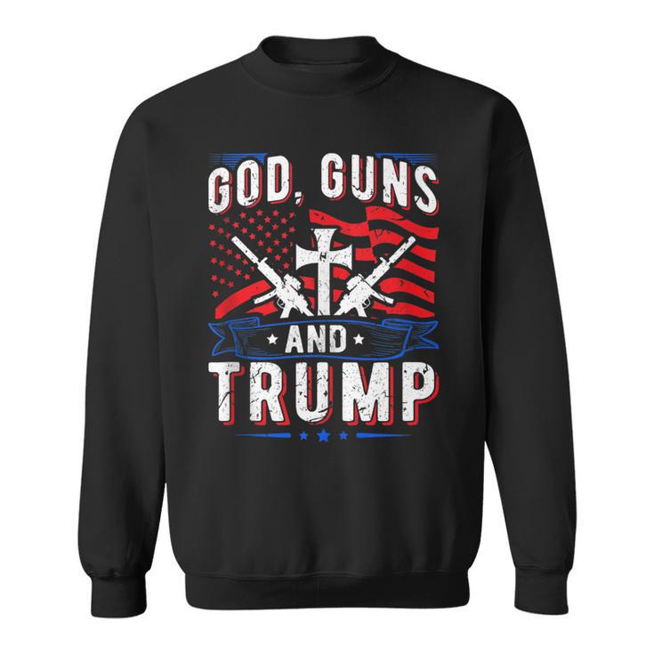 God Guns And Trump Donald Trump Admitedor Regalos In Mangas Camisa de entrenamiento