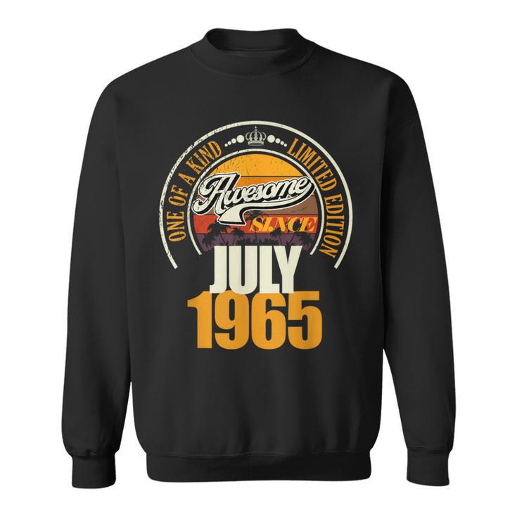 Ideal Desde Julio De 1965 61 Cumpleaños 61 Años Camisa de entrenamiento