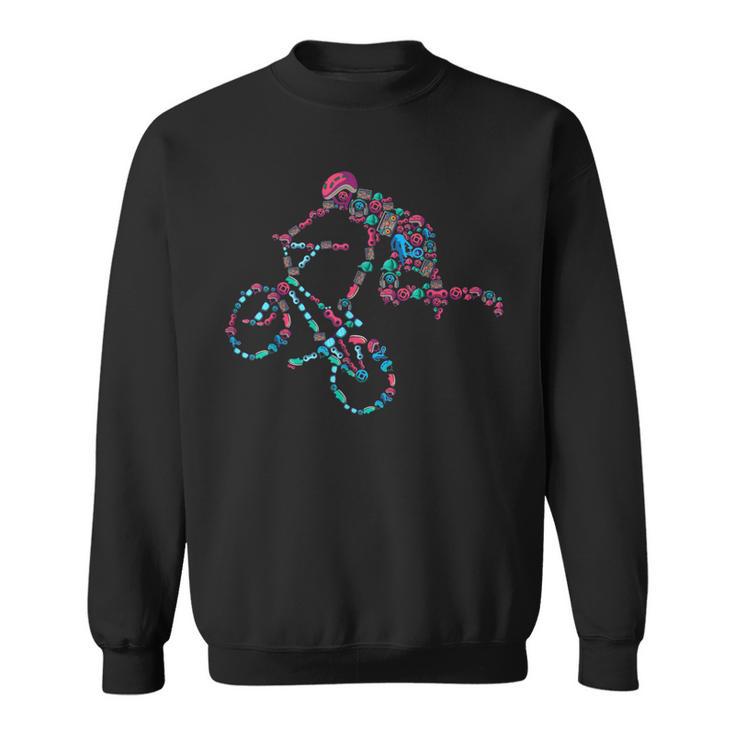 Jinete Freestyle De Bmxtunt Dirt Bike Camisa de entrenamiento