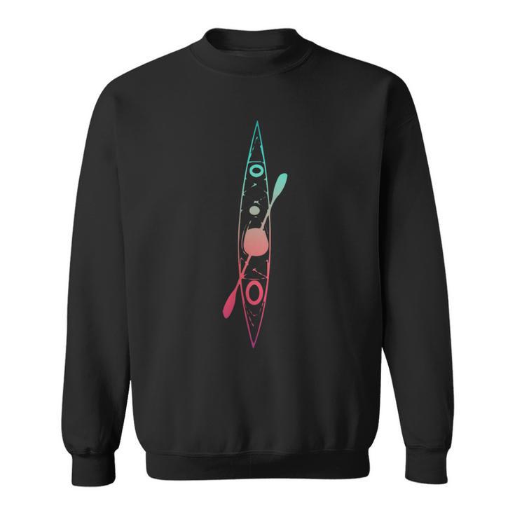 Kayak Lover Kayaking Canoe Paddling Water Sport Cute Kayaker Sweatshirt