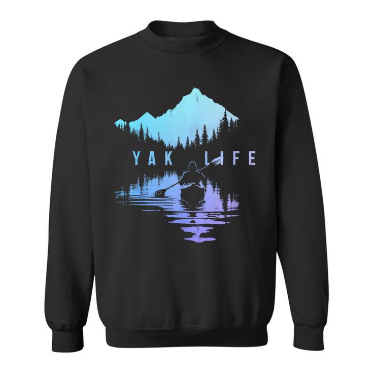 Kayak Kayak Vintage Mountains Canoe Kayak Sweatshirt