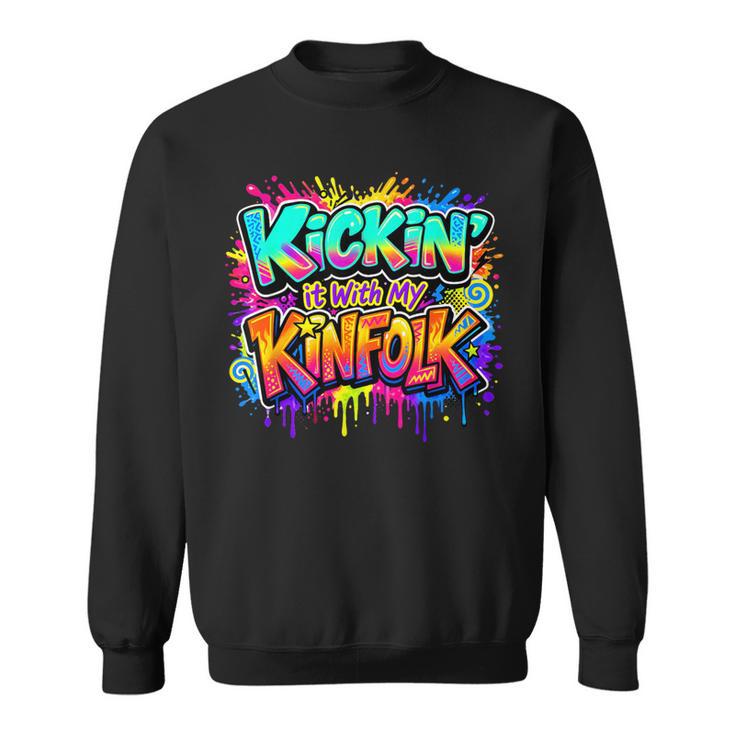Kickin' It With My Kinfolk Family Reunion Sweatshirt