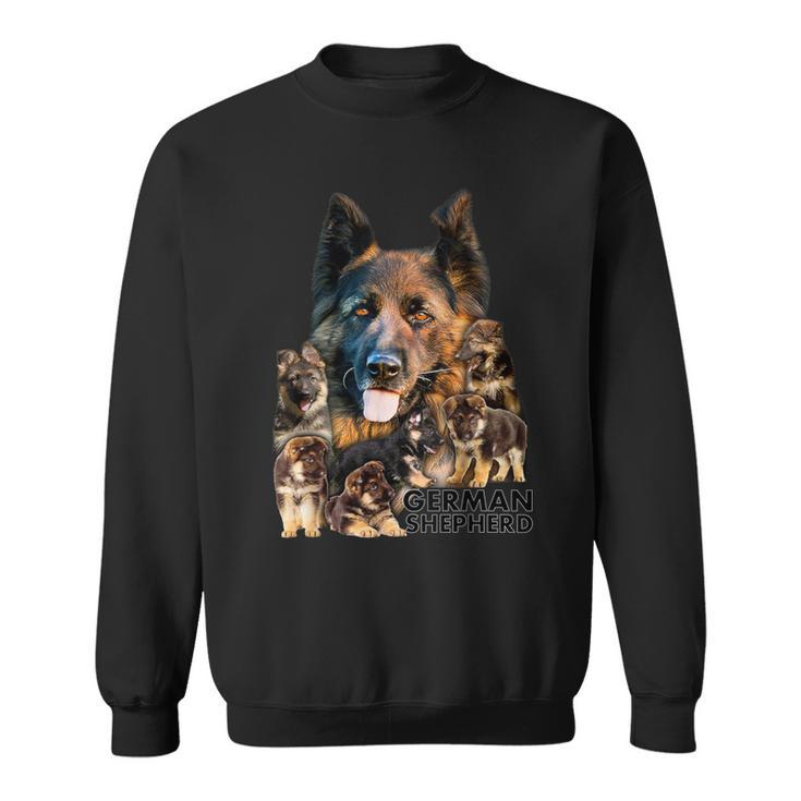 Mamá Y Cachorros Perro Pastor Alemán Camisa de entrenamiento