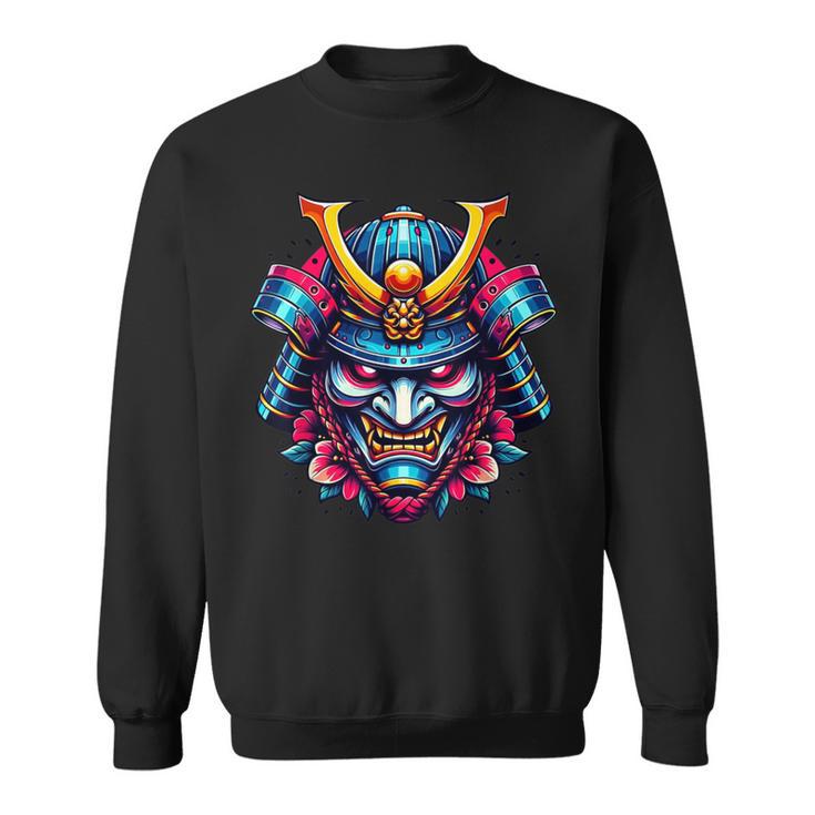 Masqueamouraï Guerrier Bushido Oni Culture Japonaise Sweater e