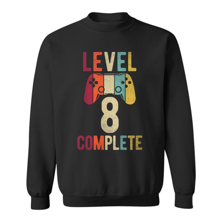 Niños Cumpleaños Niño 8 Años Camisa Gamer Nivel 8 Completo Camisa de entrenamiento