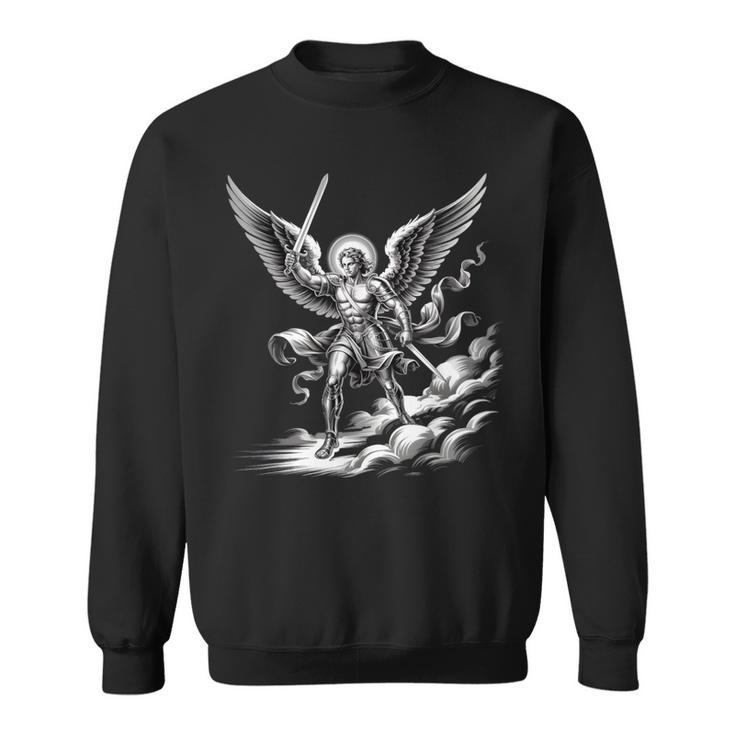 Œuvre D'art Du Guerrier De L'archangeaint Michel Sweater e