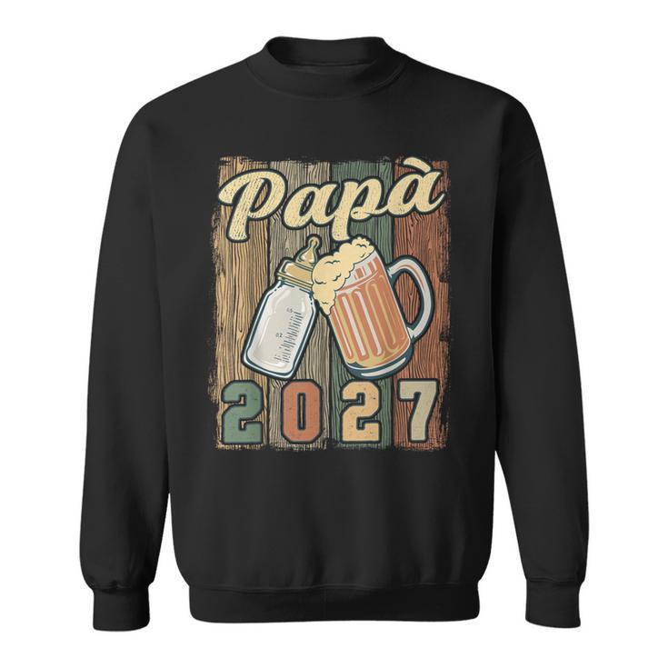 Papà 2027 Futuro Papà Di Un Neonato Nuovo Papà Felpa