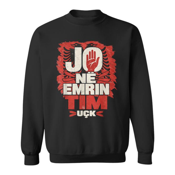 Pas En Mon Nom Drapeau Albanais Uckintage Sweater e