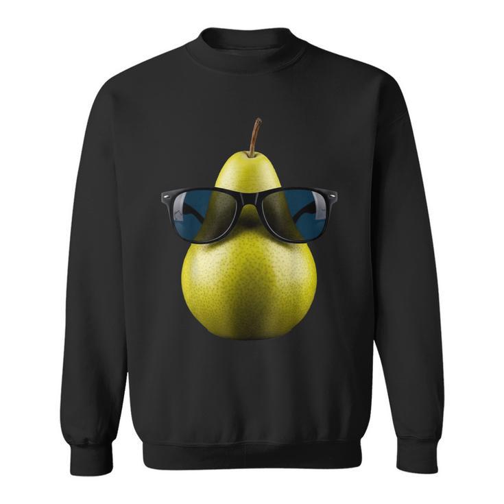 Pera Fresca Con Gafas Deol Fruta Divertida Camisa de entrenamiento