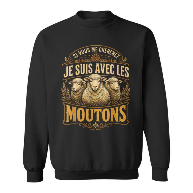 Sious Me Cherchez Jeuis Avec Les Moutons Ferme Sweater e