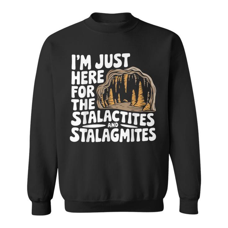 Stalactitestalagmites Caverne Explorateur De Grottes Sweater e