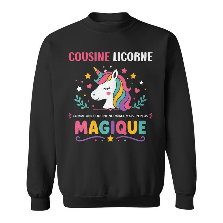 Super Cousine Magique Drole Amour Humour Cousine Licorne Sweater e