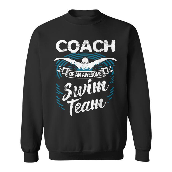 Swim Coach Professional Instructor Swimming Lesson Sport Sweatshirt