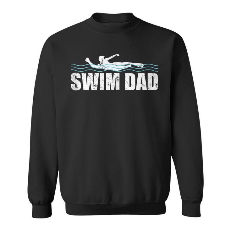 Swim Dad Support Swimming Father Sport Sweatshirt, trending gift Swim Dad Support Swimming Father Sport Sweatshirt, trending gift