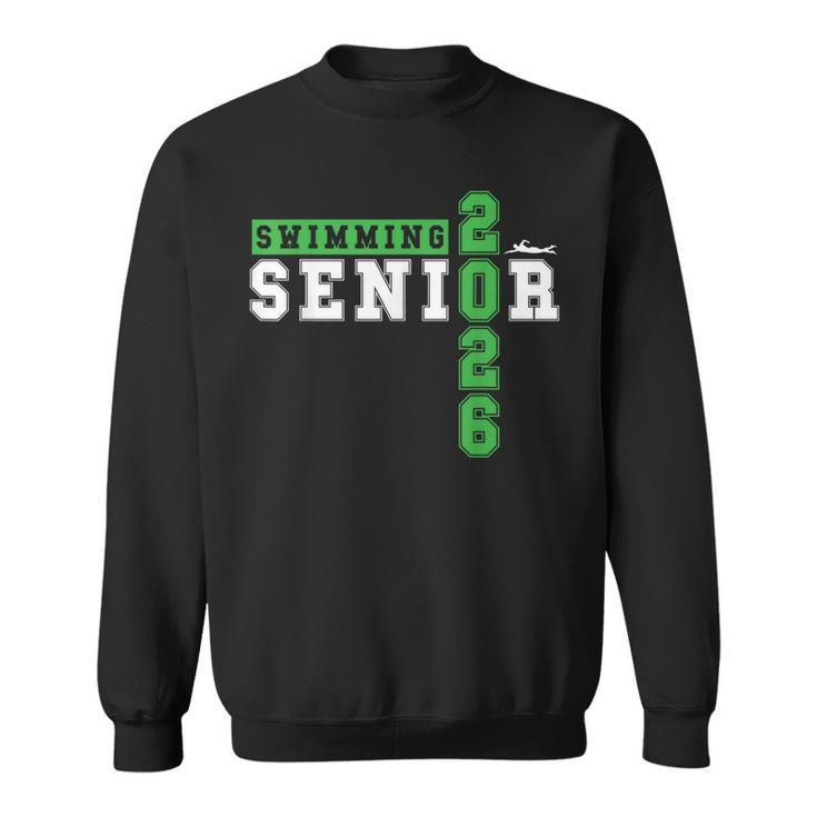Swimming Senior Night Swim Senior 2026 Graduation 33 Sweatshirt