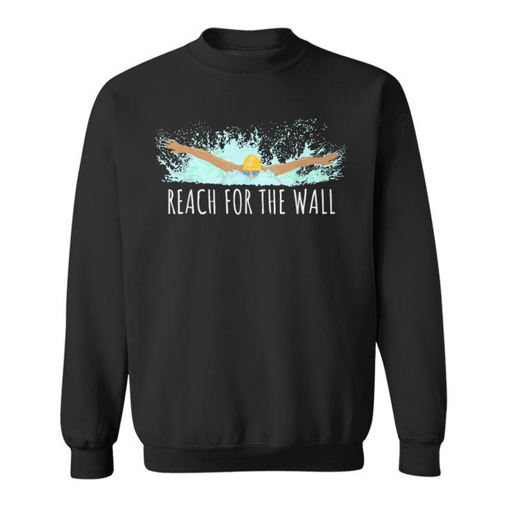 Swimming Swim Team Gear For a Swimmer Quote Saying Sweatshirt