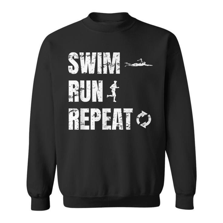 Swimrun Endurance Sports Swimming Running Swim Run Sweatshirt