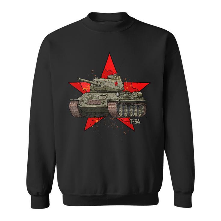 T-34 Tanqueoviético De Laegunda Guerra Mundial Ejército Ruso Estrella Roja Camisa de entrenamiento
