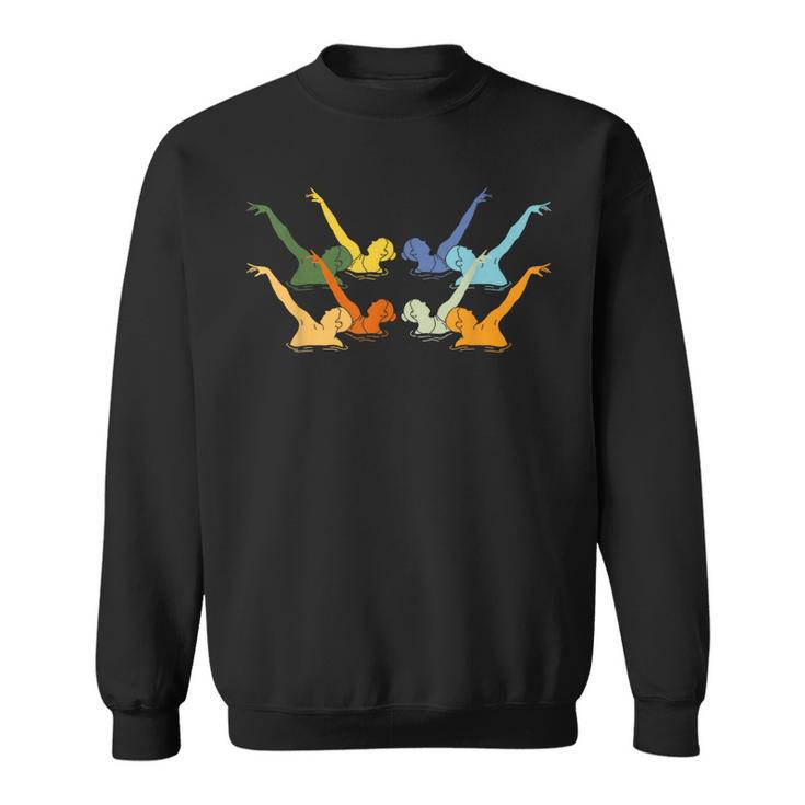 Vintage Synchronized Swimming Artistic Swimming Sweatshirt