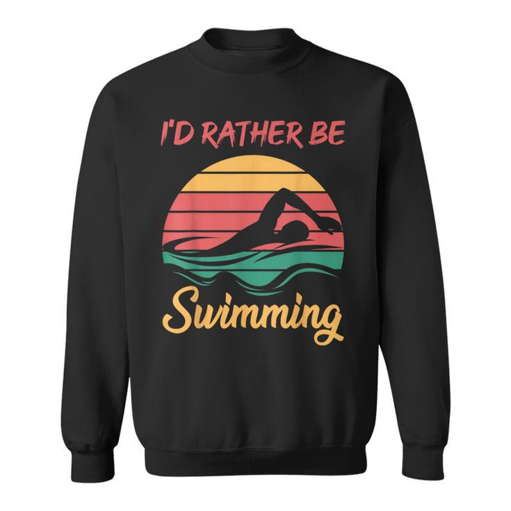 Water Rat Water Sports Hobby Swimming Club Swimming Sweatshirt