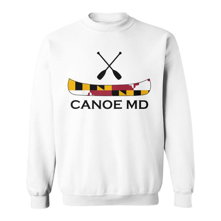 Canoe Maryland Raglan Baseball Tee Sweatshirt