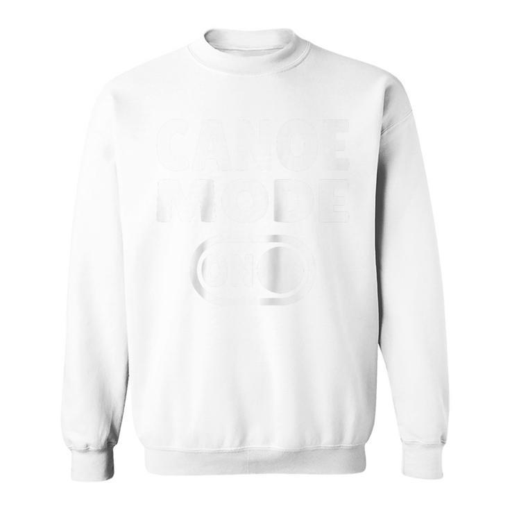 Canoe Mode ON Paddling Adventure Lake River Canoeing Raglan Baseball Tee Sweatshirt
