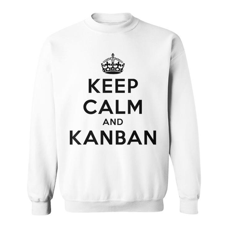 Chef De Projet De La Méthodologie Keep Calm Et Kanban Agile Sweater e